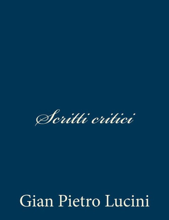 Scritti critici