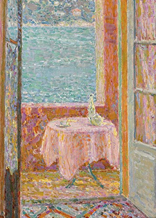 Alibabette Editions Paris - Le Sidaner "Villefranche" - Pocket Artbook - 4.72 x 6.69 inches, 144 blank pages, 100 gram acid-free ivory drawing paper, ... - Bondoni Binding - Lays Flat When Open)