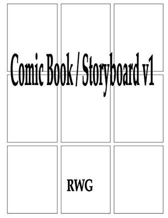 Comic Book / Storyboard V1: 200 Pages 8.5" X 11"