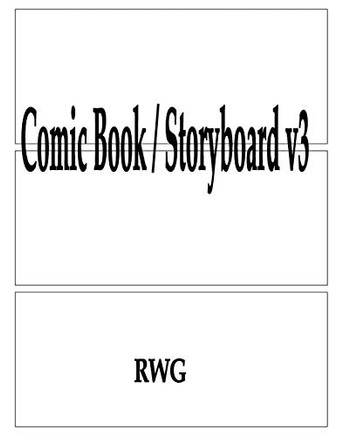 Comic Book / Storyboard V3: 200 Pages 8.5" X 11"