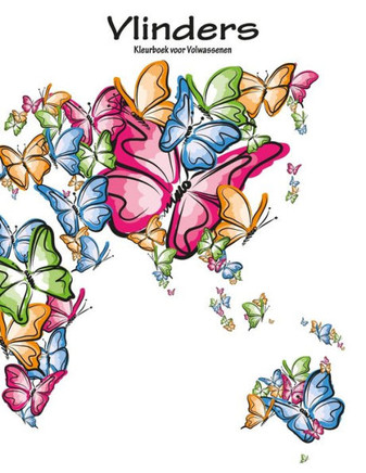 Vlinders Kleurboek Voor Volwassenen 1 (Dutch Edition)