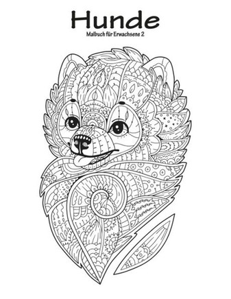 Hundemalbuch Für Erwachsene 2 (German Edition)