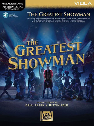 The Greatest Showman Instrumental Play-Along Series For Viola Book/Online Audio (Hal Leonard Instrumental Play-Along)