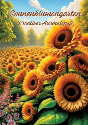 Sonnenblumengarten : Kreativer Ausmalspaß