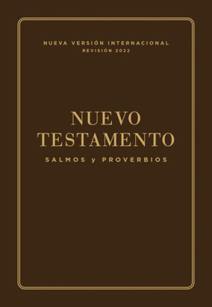NVI, Nuevo Testamento de Bolsillo, con Salmos y Proverbios, Leatherflex, Café