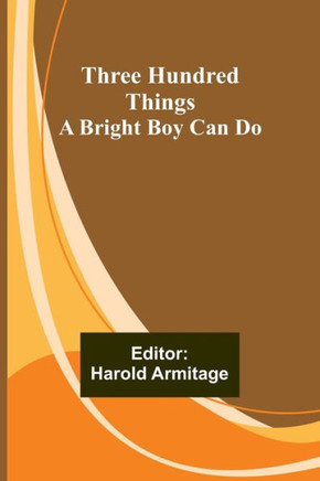 Three Hundred Things A Bright Boy Can Do