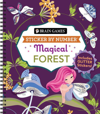 Brain Games - Sticker by Number: Magical Forest