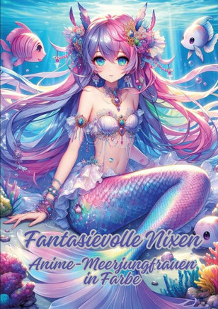 Fantasievolle Nixen : Anime-Meerjungfrauen in Farbe