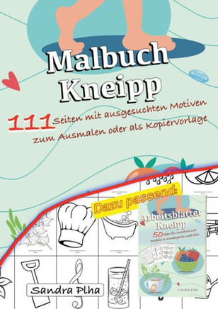 KitaFix Malbuch Kneipp : 111 Seiten mit ausgesuchten Motiven zum Ausmalen oder als Kopiervorlage