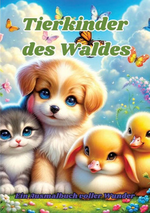 Tierkinder des Waldes : Ein Ausmalbuch voller Wunder