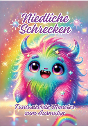 Niedliche Schrecken : Fantasievolle Monster Zum Ausmalen