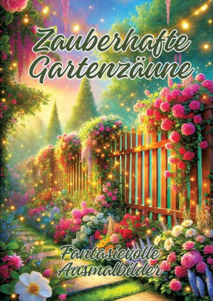 Zauberhafte Gartenzäune : Fantasievolle Ausmalbilder