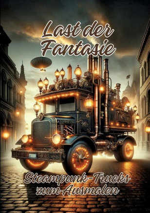Last der Fantasie : Steampunk-Trucks zum Ausmalen