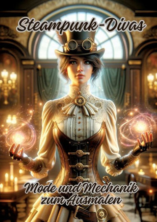 Steampunk-Divas : Mode und Mechanik zum Ausmalen