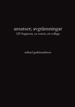ansatser; avgränsningar