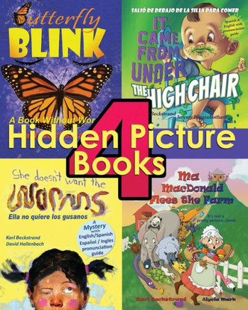 4 Hidden Picture Books for Kids : Food, Bugs & Finding Fun