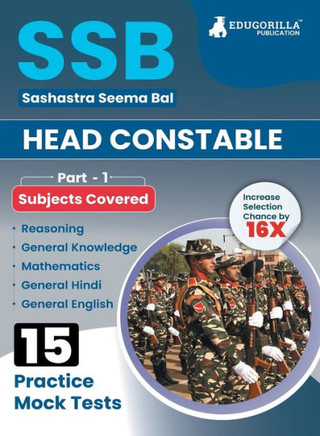 SSB Head Constable Book (English Edition) - 15 Full Length Mock Tests with Free Access to Online Tests