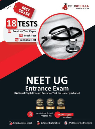 NEET UG Medical Entrance Exam 2024 - 8 Mock Tests, 6 Sectional Tests and 4 Previous Year Papers (2500 Solved Questions)