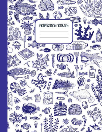 Everything I Never Want to Forget : Stripes and Flowers - College Classic Ruled Pages Book (8. 5 X 11) Large Lined Journal Composition Notebook to Write In