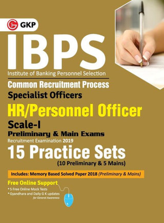 Ibps 2019 : Specialist Officers HR/Personnel Officer Scale I (Preliminary & Main)- 15 Practice Sets