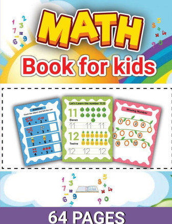 Math Activity Book for Kids : Math Activities for Kids, Math Book for Children