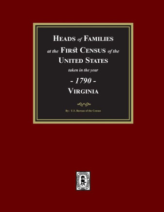 1790 Census of Virginia, Heads of Families at the First Census of the U.S. Taken in the Year 1790.
