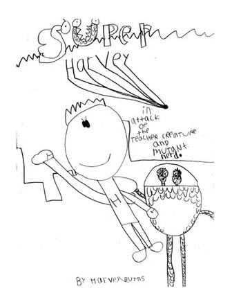 Super Harvey : Attack of the Teacher Creature and Mutant Nerd