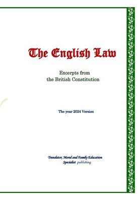 The English Law, 2024 Version