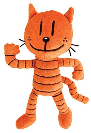 MerryMakers Dog Man's Petey Soft Plush Toy, 9-Inch, from Dav Pilkey's Dog Man Book Series