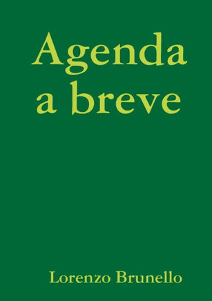 Agenda A Breve (Italian Edition)