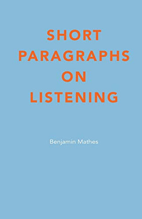 Short Paragraphs On Listening