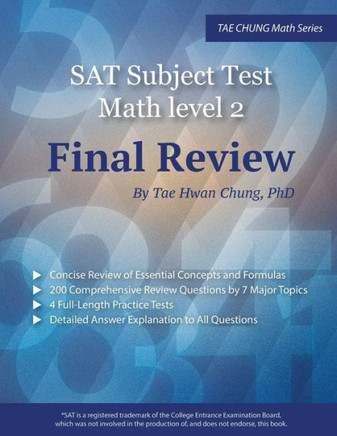 Sat Subject Test Math Level 2 Final Review