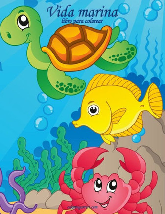 Vida Marina Libro Para Colorear 1 (Spanish Edition)