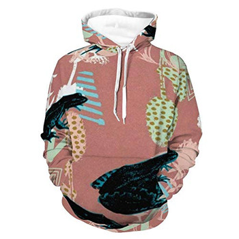 Women Men Hoodies 3D Print Unisex Casual Pullover Hood Art Paint Frog Pattern Autumn Outfit with Pocket for Christmas Party