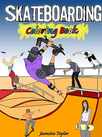 Skateboarding Coloring Book
