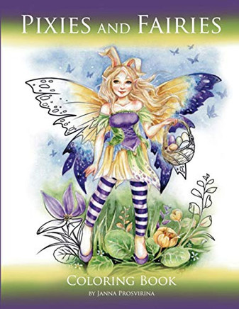 Pixies and Fairies: Coloring Book