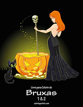 Livro Para Colorir De Bruxas 1 & 2 (Portuguese Edition)