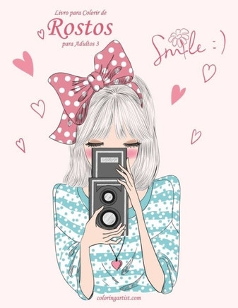 Livro Para Colorir De Rostos Para Adultos 3