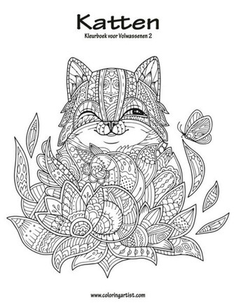 Katten Kleurboek Voor Volwassenen 2 (Dutch Edition)