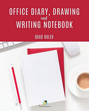 Office Diary, Drawing And Writing Notebook Quad Ruled