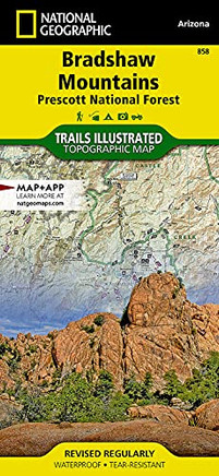 Bradshaw Mountains [Prescott National Forest] (National Geographic Trails Illustrated Map, 858)