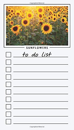 To Do List Notepad: Sunflowers, Checklist, Task Planner for Grocery Shopping, Planning, Organizing To Do List Notepad: Sunflowers, Checklist, Task Planner for Grocery Shopping, Planning, Organizing