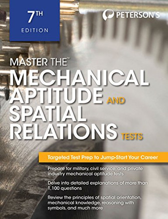 Master The Mechanical Aptitude And Spatial Relations Test (Peterson's Master The Mechanical Aptitude & Spatial Tests)