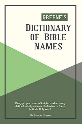 Greene's Dictionary of Bible Names