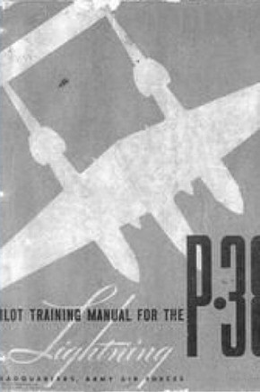 Pilot Training Manual For The P-38 Lightning