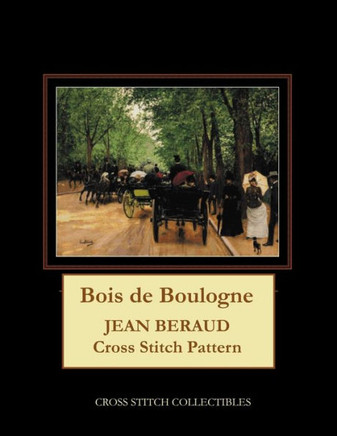 Bois de Boulogne: Jean Beraud Cross Stitch Pattern