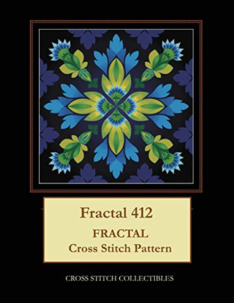 Fractal 412: Fractal Cross Stitch Pattern