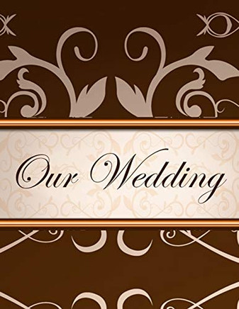 Our Wedding: Everything You Need To Help You Plan The Perfect Wedding, Paperback, Color Interior, Matte Cover, Red Swirls