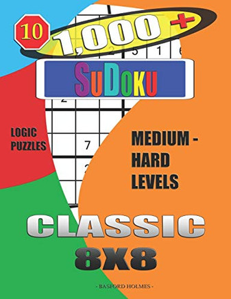 1,000 + Sudoku Classic 8x8: Logic puzzles medium - hard levels (Daily sudoku)