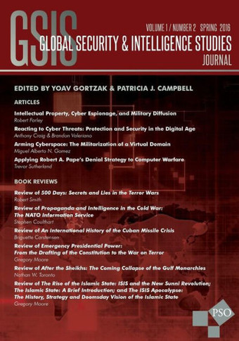 Global Security & Intelligence Studies: Vol. 1, No. 2, Spring 2016